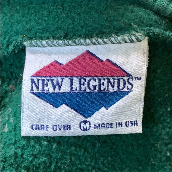 Vintage Sweatpants New Legends Jogger Green Size M - Picture 3 of 4